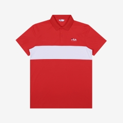 Fila Golf Pq Karati - Miesten Poolopaita - Punainen | FI-96430